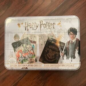 Harry Potter Special Edition Playing Card Set Game Set Cards New Tin